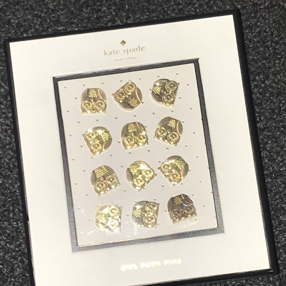 Kate Spade push pins twelve pkg - Picture 2 of 6
